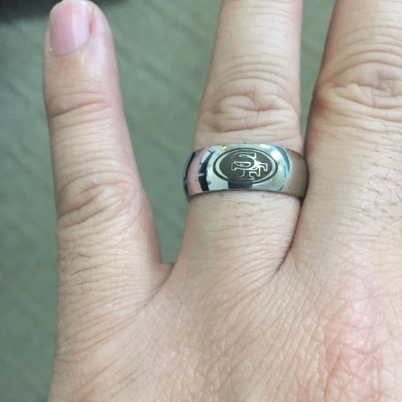 San Francisco 49ers Silver Ring - Picture 3 of 3